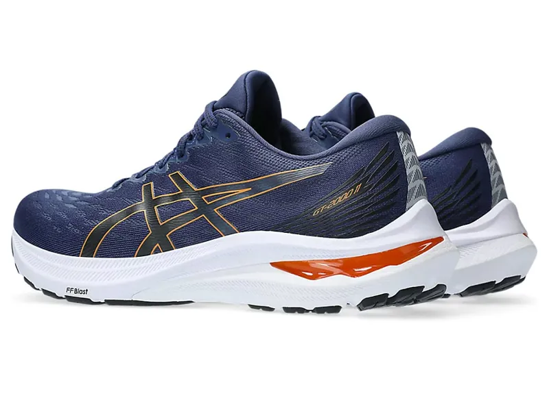 Asics Men's GT-2000 11 Deep Ocean/Bright Orange-3
